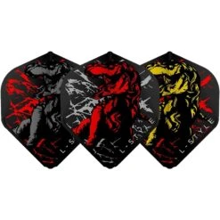 *L-Style - EZ L-Flights - Integrated - L1 Pro - Michael Unterbuchner V3 - Black -Dart Shop LS638 5