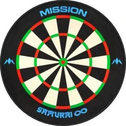 Mission Samurai Infinity Dart Base Station - Mini Sisal Dartboard Dart Holder -Dart Shop Mission Base Station Dock Set 3