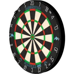 Mission Samurai Infinity Dartboard - Professional Board - Black Ring -Dart Shop Mission Samurai Infinity Dartboard 01