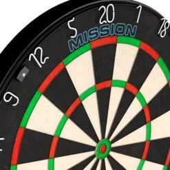 Mission Samurai Infinity Dartboard - Professional Board - Black Ring -Dart Shop Mission Samurai Infinity Dartboard 04
