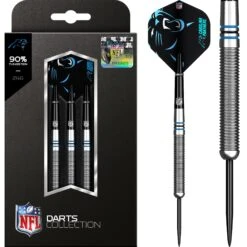NFL - Steel Tip Tungsten Darts - Official Licensed - Carolina Panthers - 24g