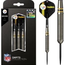 NFL - Steel Tip Brass Darts - Official Licensed - Pittsburgh Steelers - 22g