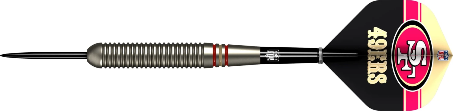 NFL - Steel Tip Brass Darts - Official Licensed - San Francisco 49ers - 22g 2 NFL - Steel Tip Brass Darts - Official Licensed - San Francisco 49ers - 22g - Image 2