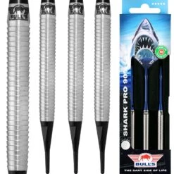 Bulls Shark Pro Darts - Soft Tip Tungsten - Razor Grip