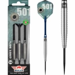 Bulls @501 Darts - Steel Tip Tungsten - Pyramid Grip