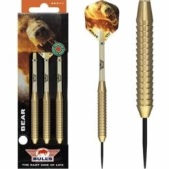 Bulls Bear Darts - Steel Tip Brass - Razor Grip - 23g