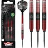 Bulls Phantom Grip Darts - Steel Tip - Micro Ring Grip - Red