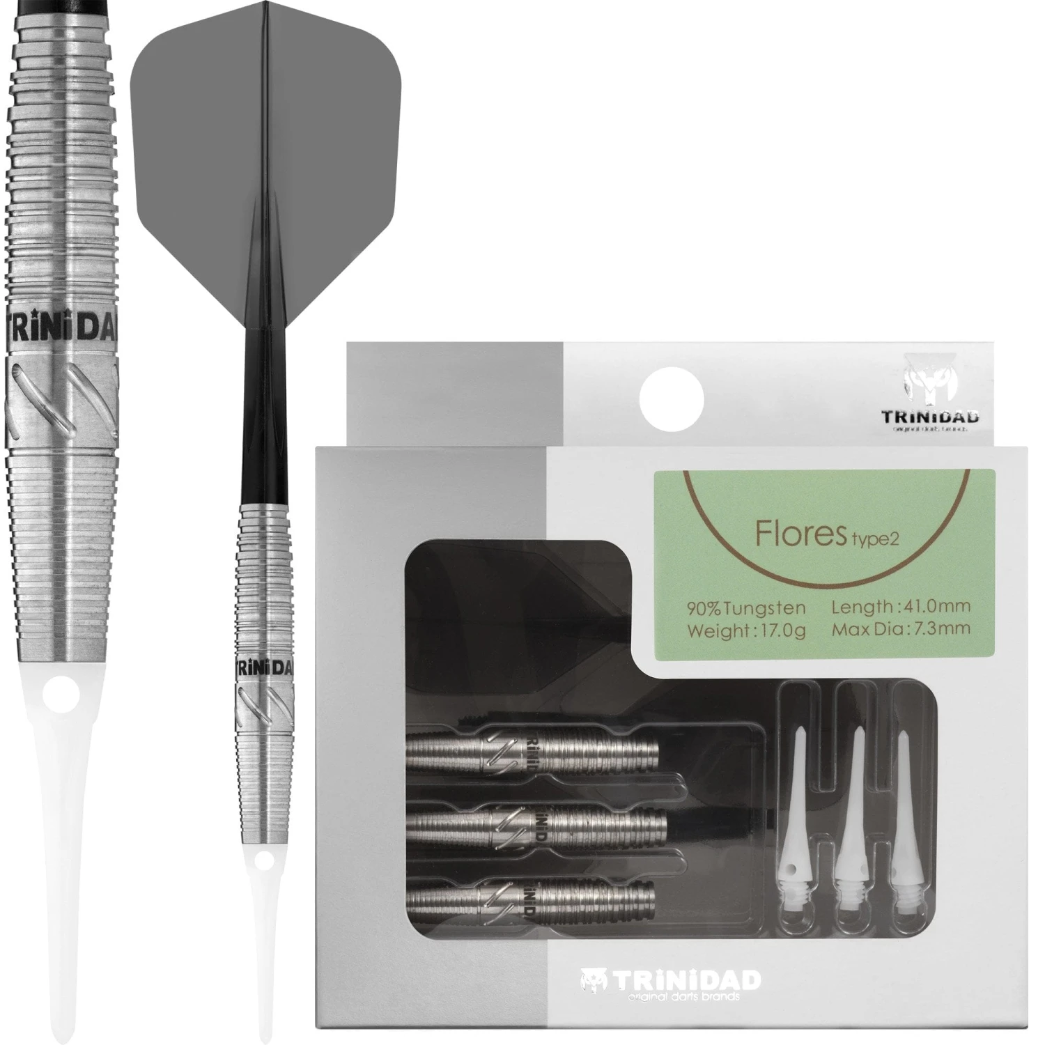 Condor Trinidad Pro - Soft Tip Tungsten Darts - Flores - Type2 1 Condor Trinidad Pro - Soft Tip Tungsten Darts - Flores - Type2