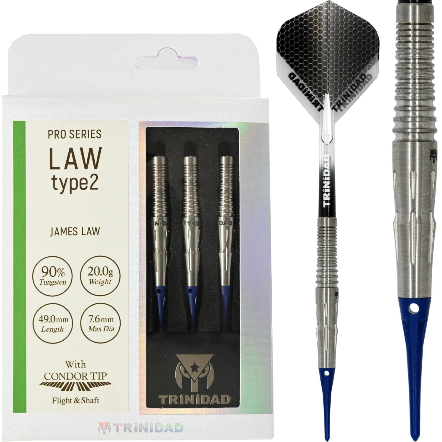 Trinidad Pro - Soft Tip Darts - James Law - Law Type2 - 22g 1 Trinidad Pro - Soft Tip Darts - James Law - Law Type2 - 22g