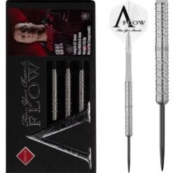 Dynasty Darts - Black Line - Steel Tip - Boris Krcmar - Boris 2 - Silver - 20g