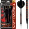 Galaxy Matt Campbell Darts - Soft Tip - V2 - The Ginja Ninja - Black