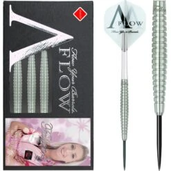Dynasty Darts - Black Line - Steel Tip - Fallon Sherrock - Natural - 23g