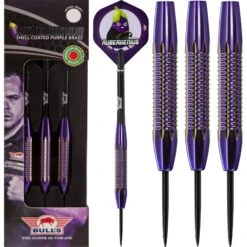 Bulls Dirk Van Duijvenbode Darts - Steel Tip - Aubergenius Brass - 21g