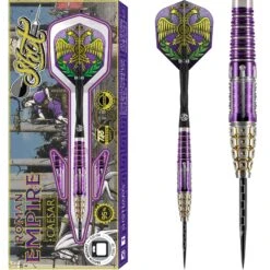 Shot Roman Empire Caesar Darts - Steel Tip - Purple & Gold