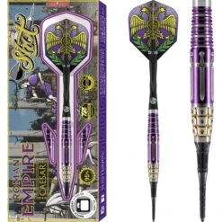 *Shot Roman Empire Caesar Darts - Soft Tip - Purple & Gold