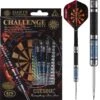 *Cuesoul - Steel Tip Tungsten Darts - Challenge - Shark - Black & Blue
