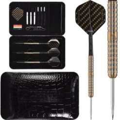 *Cuesoul - Steel Tip Tungsten Darts - Swift - Gold