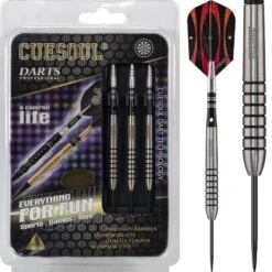 *Cuesoul - Steel Tip Tungsten Darts - Traditional - Ringed - 19g