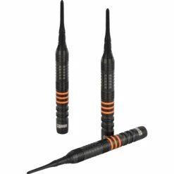One80 Raise B Darts - Soft Tip - Black - Orange Rings -Dart Shop P D2910X PA Parent 1