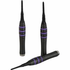 One80 Raise B Darts - Soft Tip - Black - Purple Rings -Dart Shop P D2915X PA Parent 1