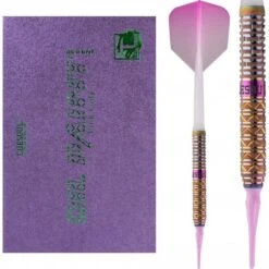 *Cuesoul - Soft Tip Tungsten Darts - Pink Lady Cocktail - Oil Paint Finish