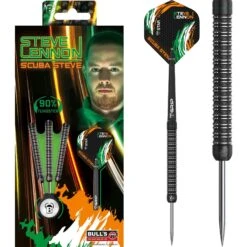 BULL'S Steve Lennon Darts - Steel Tip - Scuba Steve