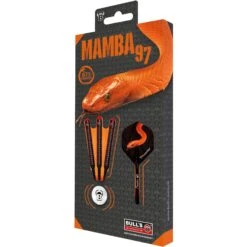 BULL'S Mamba 97 Darts - Soft Tip - M6 - Black Titanium -Dart Shop P D5060X PA Parent 1