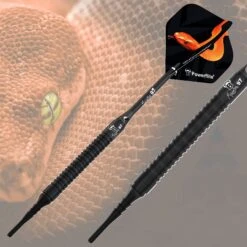 BULL'S Mamba 97 Darts - Soft Tip - M2 - Black Titanium -Dart Shop P D5065X PA Parent 2