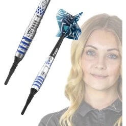 BULL'S Sarah Milkowski Darts - Soft Tip - Sapphire -Dart Shop P D5075X PA Parent 2