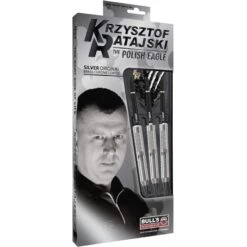 BULL'S Krzysztof Ratajski Darts - Soft Tip - The Polish Eagle - Brass - Silver -Dart Shop P D5080X PA Parent 1