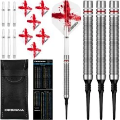 Designa Patriot-X Darts - Soft Tip - England