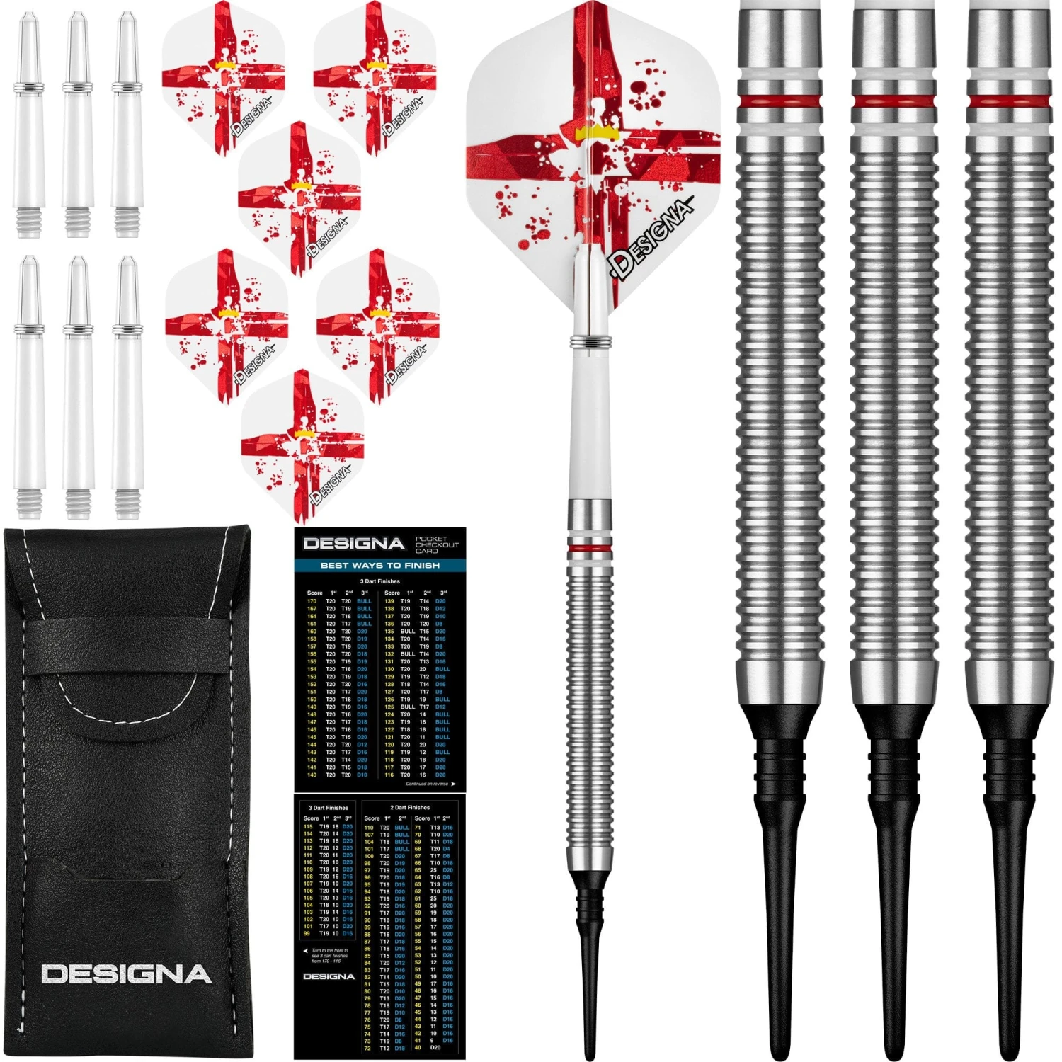 Designa Patriot-X Darts - Soft Tip - Northern Ireland 1 Designa Patriot-X Darts - Soft Tip - Northern Ireland
