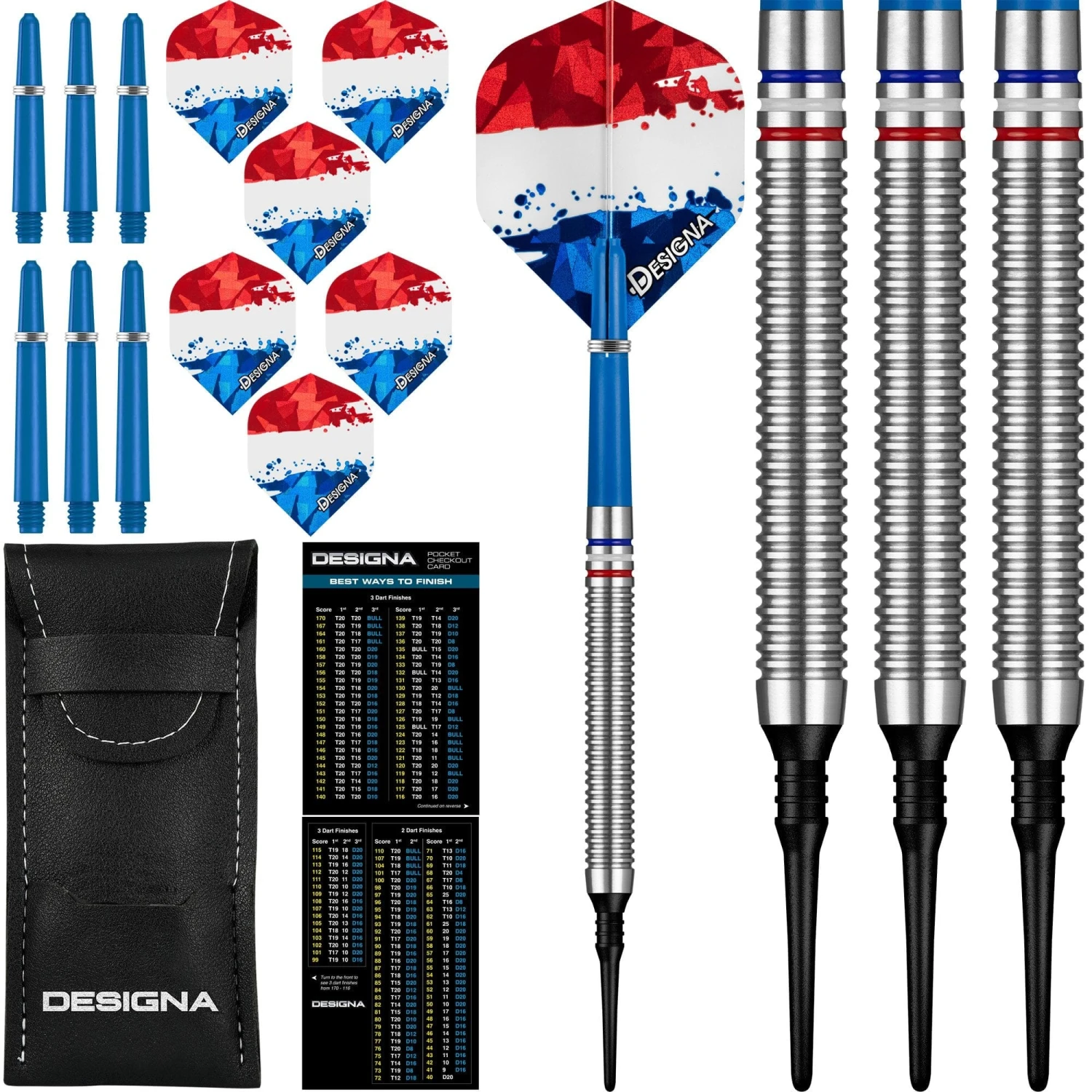 Designa Patriot-X Darts - Soft Tip - Holland 1 Designa Patriot-X Darts - Soft Tip - Holland