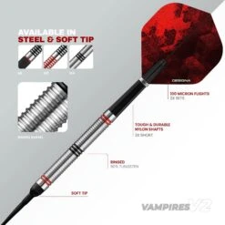 Designa Vampires V2 Darts - Soft Tip - M4 -Dart Shop P DE SO VV2 M4 Parent 3