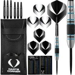 Dart Shop 26 *Darts Corner Marine Darts - Steel Tip - M5 - Aqua Black