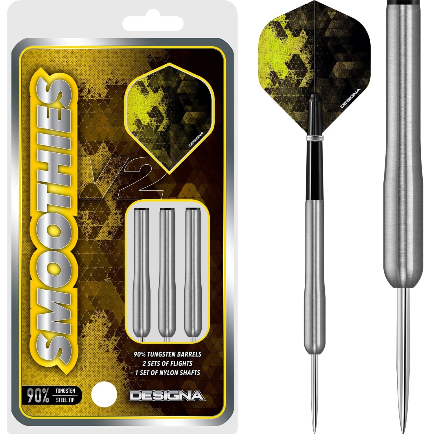 Designa Smoothies V2 Darts - Steel Tip - M2 1 Designa Smoothies V2 Darts - Steel Tip - M2