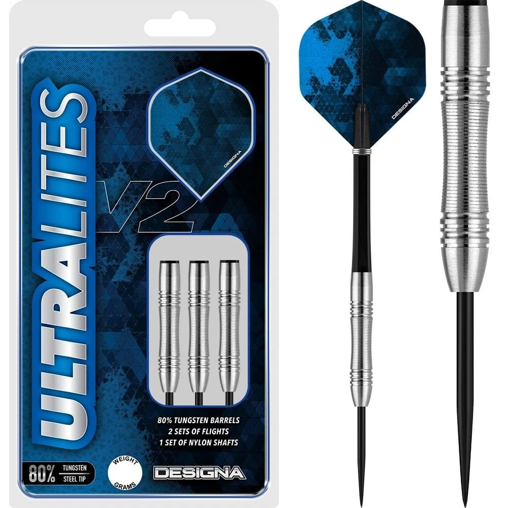 Designa Ultralites V2 Darts - Steel Tip - M4 - Micro Scallop 1 Designa Ultralites V2 Darts - Steel Tip - M4 - Micro Scallop