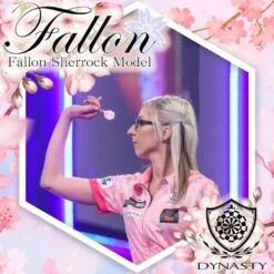 Dynasty Darts - Black Line - Steel Tip - Fallon Sherrock - DLC Black Titanium - Fallon 3 - 24g -Dart Shop P DY ST FS 157 Parent 3