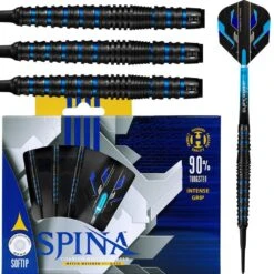 *Harrows Spina Darts - Soft Tip Tungsten - Black Blue