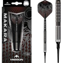 *Mission Makara Darts - Soft Tip - M1 - Graphite PVD Black