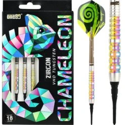 One80 Chameleon Darts - Soft Tip Tungsten - Zircon