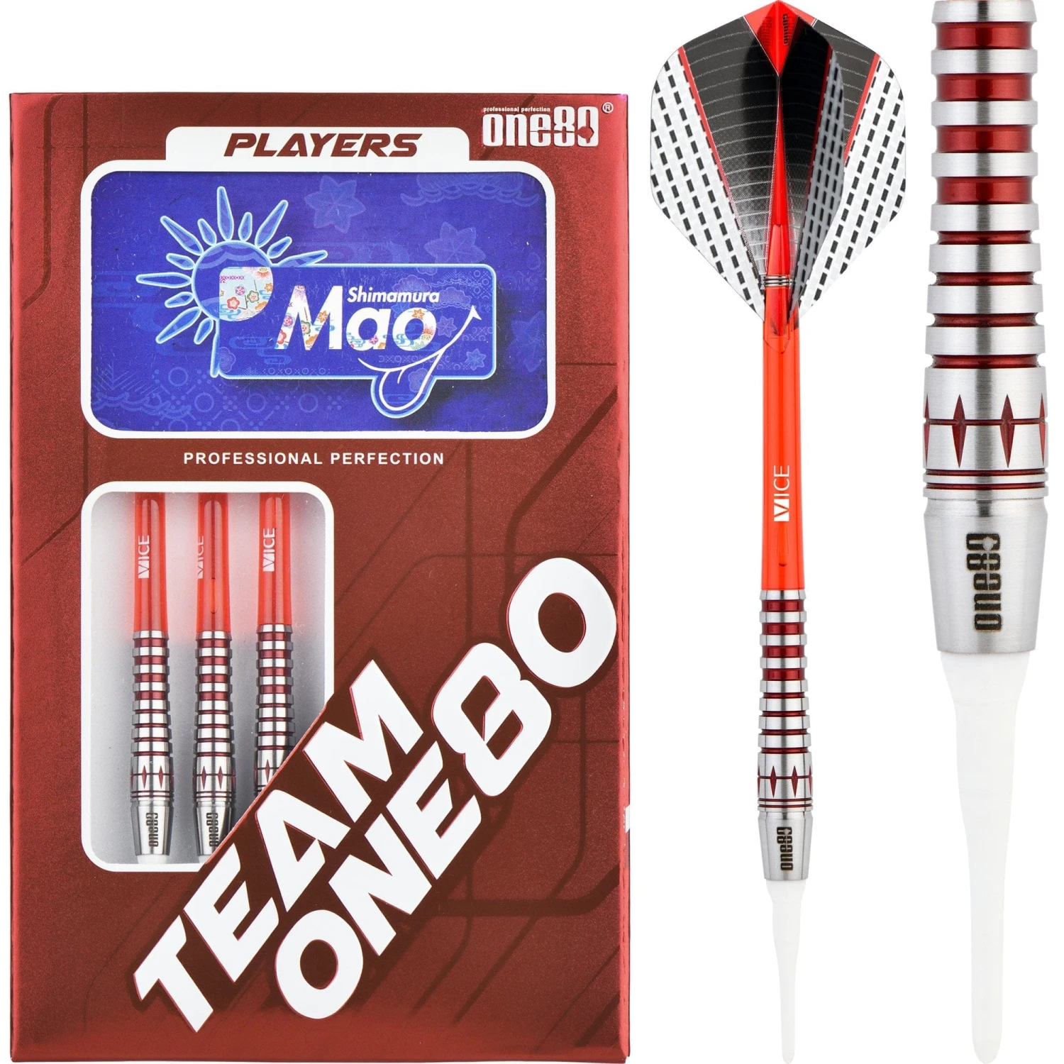 One80 Mao Shimamura Darts - Soft Tip 1 One80 Mao Shimamura Darts - Soft Tip