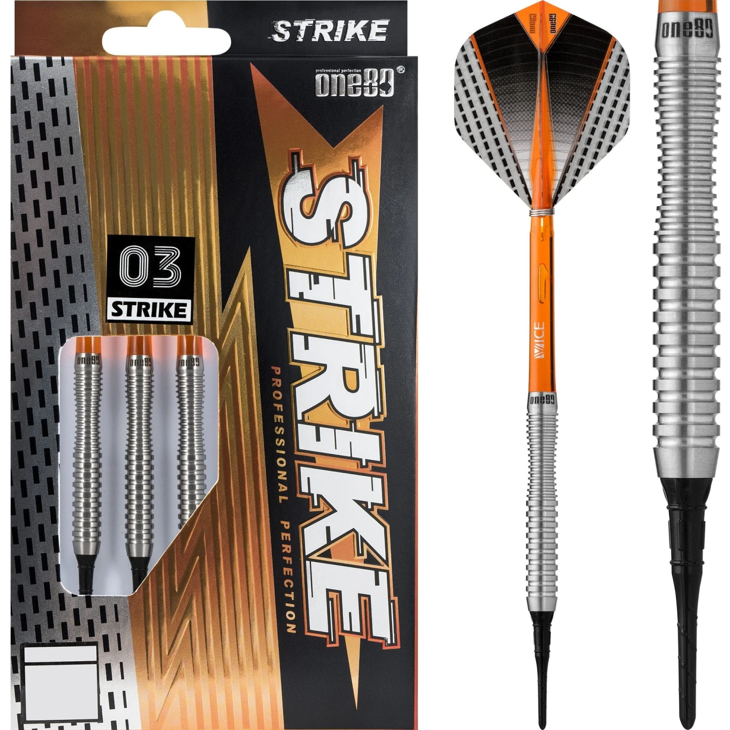 One80 Strike Darts - Soft Tip - S3 - Ringed 1 One80 Strike Darts - Soft Tip - S3 - Ringed