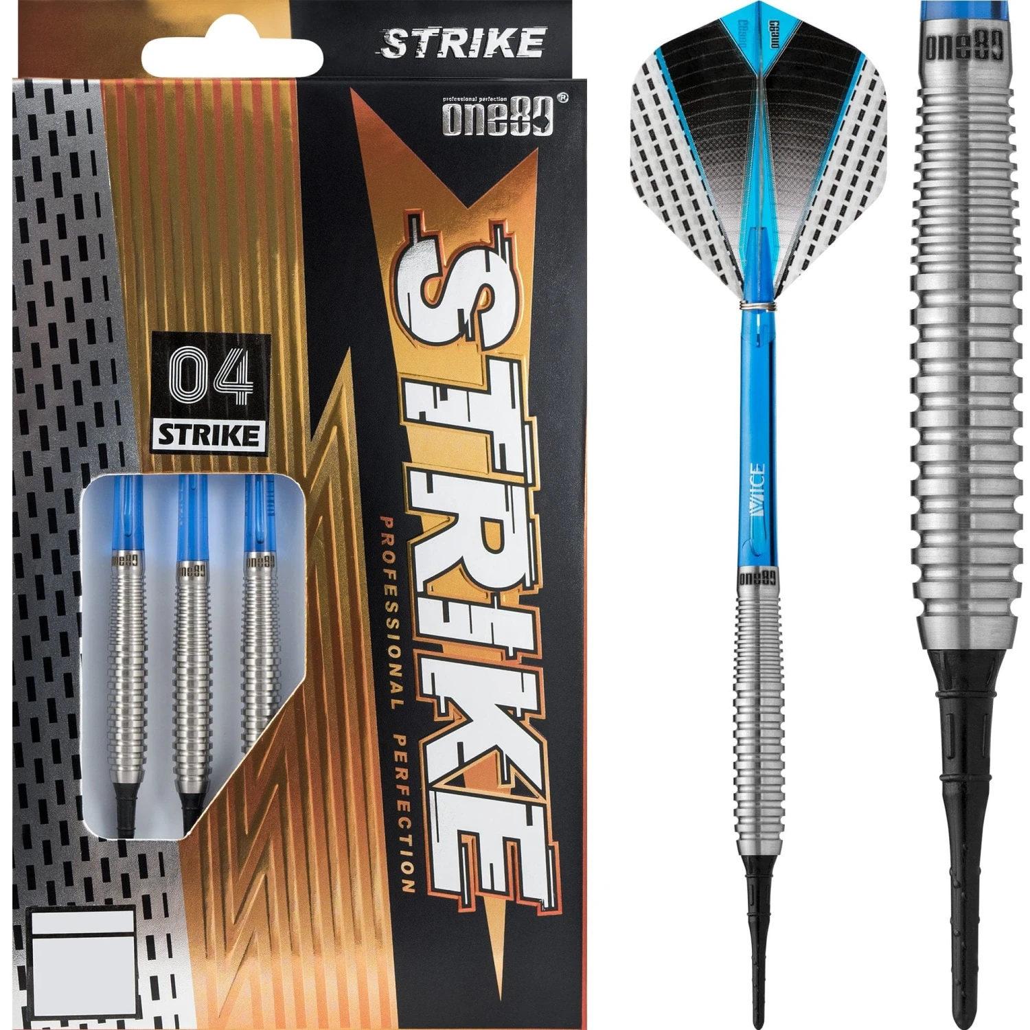 One80 Strike Darts - Soft Tip - S4 - Ringed 1 One80 Strike Darts - Soft Tip - S4 - Ringed