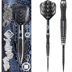 Shot Tribal Weapon 4 Darts - Steel Tip - Black Titanium