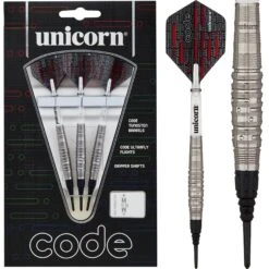 *Unicorn Code Darts - Soft Tip - Code Grip Pattern - Red