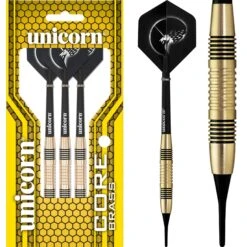 Unicorn Core Brass Darts - Soft Tip - Centre Grip