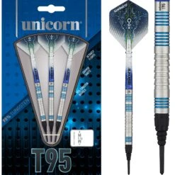 Unicorn T95 Darts - Soft Tip - Core XL - S2 - Blue