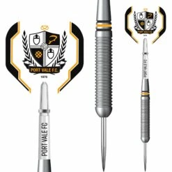 Port Vale FC - Official Licensed - The Valiants - Steel Tip Darts - Brass - 22g
