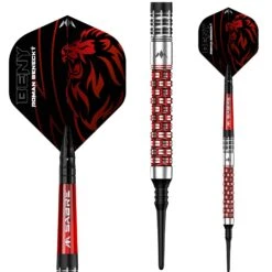 Mission Roman Benecky Darts - Soft Tip - Black & Red - 18g -Dart Shop ROMANBENECKY SOFTTIPDART3